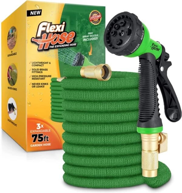Flexi Hose with 8 Function Nozzle, 50FT
