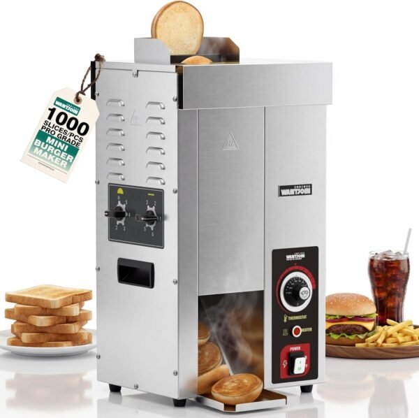 WantJoin Commercial Burger Machine - 1400 Slices/H