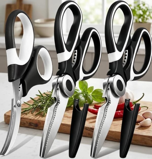 Kitchen Scissors All Purpose – 3 Pack