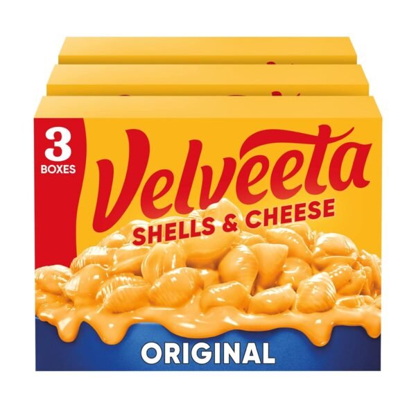 Velveeta Shells and Cheese Mac, 3 Boxes,12 oz